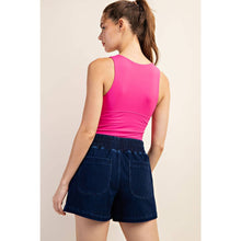 Load image into Gallery viewer, RECYCLED BUTTER SLEEVELESS BODYSUIT