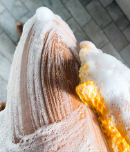 Load image into Gallery viewer, African Exfoliating Net Sponge 45" - Best Seller: SLATE