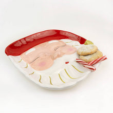 Load image into Gallery viewer, Red Santa Platter
