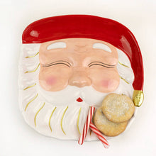 Load image into Gallery viewer, Red Santa Platter