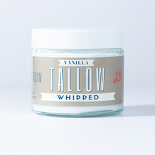 Load image into Gallery viewer, Whipped Tallow – All-Natural Moisturizer | Choose Scent & Size (2oz–85oz): Vanilla / 24oz