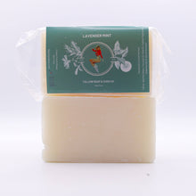 Load image into Gallery viewer, All Natural Tallow Soap, Lavender Mint & Unscented : Lavender Mint