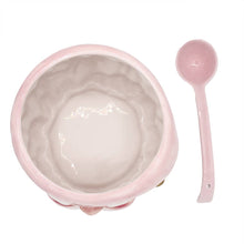 Load image into Gallery viewer, Pink Santa Punch Bowl & Ladle