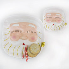 Load image into Gallery viewer, White Santa Dessert Plate