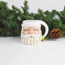 Load image into Gallery viewer, White Santa Mug