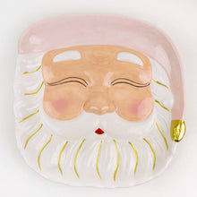 Load image into Gallery viewer, Pink Santa Platter