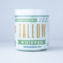 Load image into Gallery viewer, Whipped Tallow – All-Natural Moisturizer | Choose Scent & Size (2oz–85oz): Vanilla / 24oz