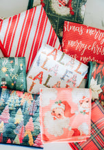 Load image into Gallery viewer, His Cheeks were like Roses His Nose Like A Cherry: Double-Sided Washcloth: Pink / 12x12 in / Washcloth