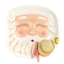 Load image into Gallery viewer, White Santa Platter