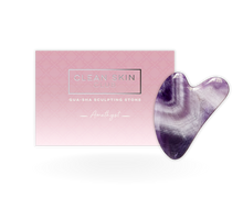 Load image into Gallery viewer, Amethyst Gua Sha Sculpting Stone