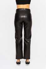 Load image into Gallery viewer, Vegan Leather Straight Leg Pants