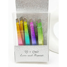 Load image into Gallery viewer, Professional Fancy Eyebrow Tweezers Assorted Colors