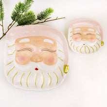 Load image into Gallery viewer, Pink Santa Platter
