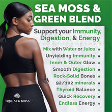 Load image into Gallery viewer, Sea Moss Green Superfood Blend with Spirulina, Ashwagandha
