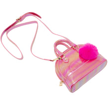 Load image into Gallery viewer, Shiny Dotted Heart Moon Handbag: Purple