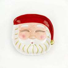Load image into Gallery viewer, Red Santa Dessert Plate