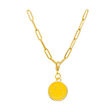 Load image into Gallery viewer, Happy Face Necklace by ZOMI GEMS: Yellow
