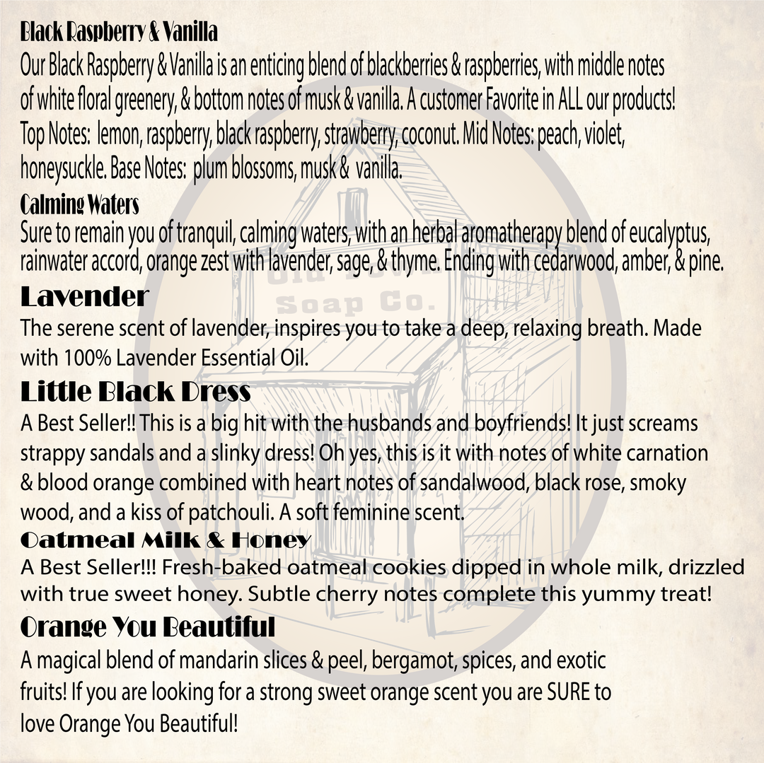 Luffa Soap -Available in 12 scents -Goat&