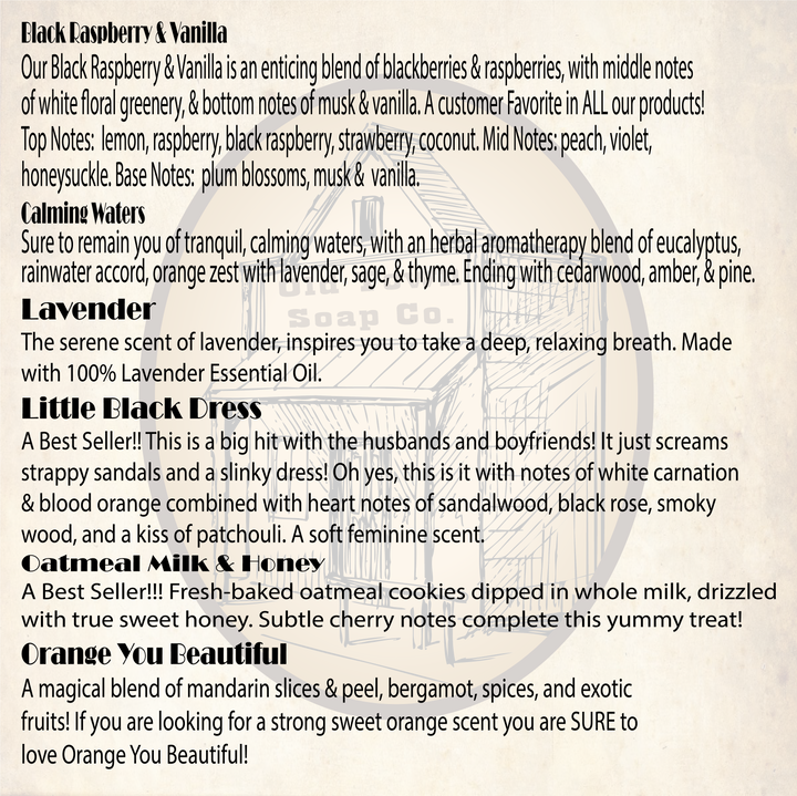 Luffa Soap -Available in 12 scents -Goat&