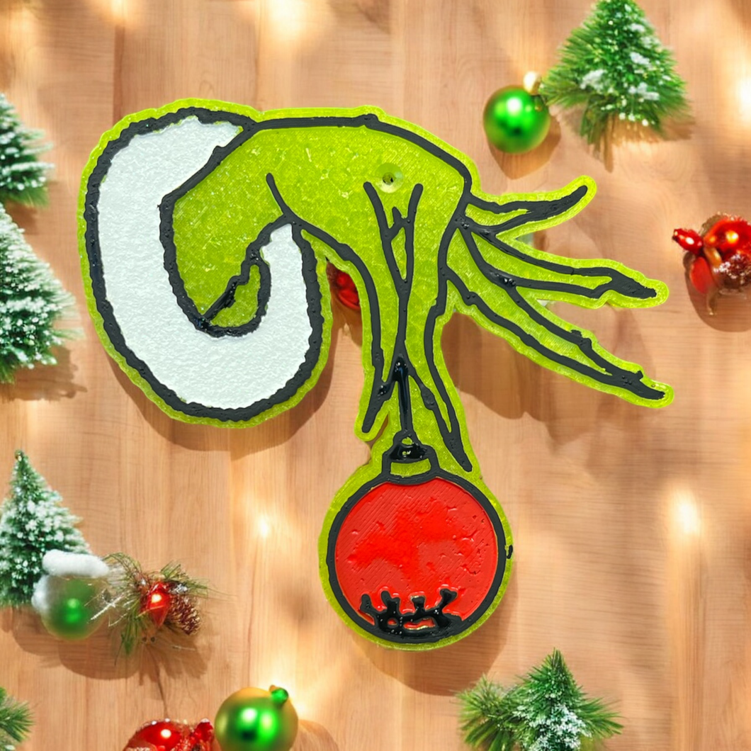 Green Hand Freshie: Winter Candy Apple