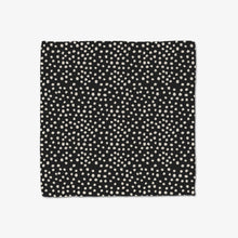 Load image into Gallery viewer, Dotty Black Luxe Washcloth Set
