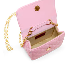 Load image into Gallery viewer, Pearl Handle Message Charm Handbag for Kids: Pink
