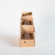 Load image into Gallery viewer, Wooden Caramel Display for Bulk Caramel - Handmade in USA!: 2 Pocket Display

