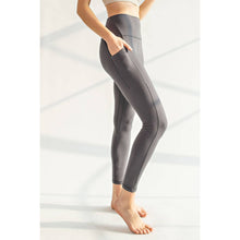 Load image into Gallery viewer, BUTTER YOGA PANTS WITH SIDE POCKETS:Charcoal
