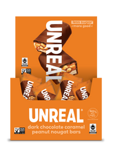 Load image into Gallery viewer, Dark Chocolate Caramel Peanut Nougat Bars
