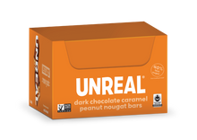 Load image into Gallery viewer, Dark Chocolate Caramel Peanut Nougat Bars
