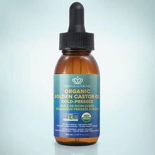 Load image into Gallery viewer, Organic Golden Castor Oil with Dropper 100mL
