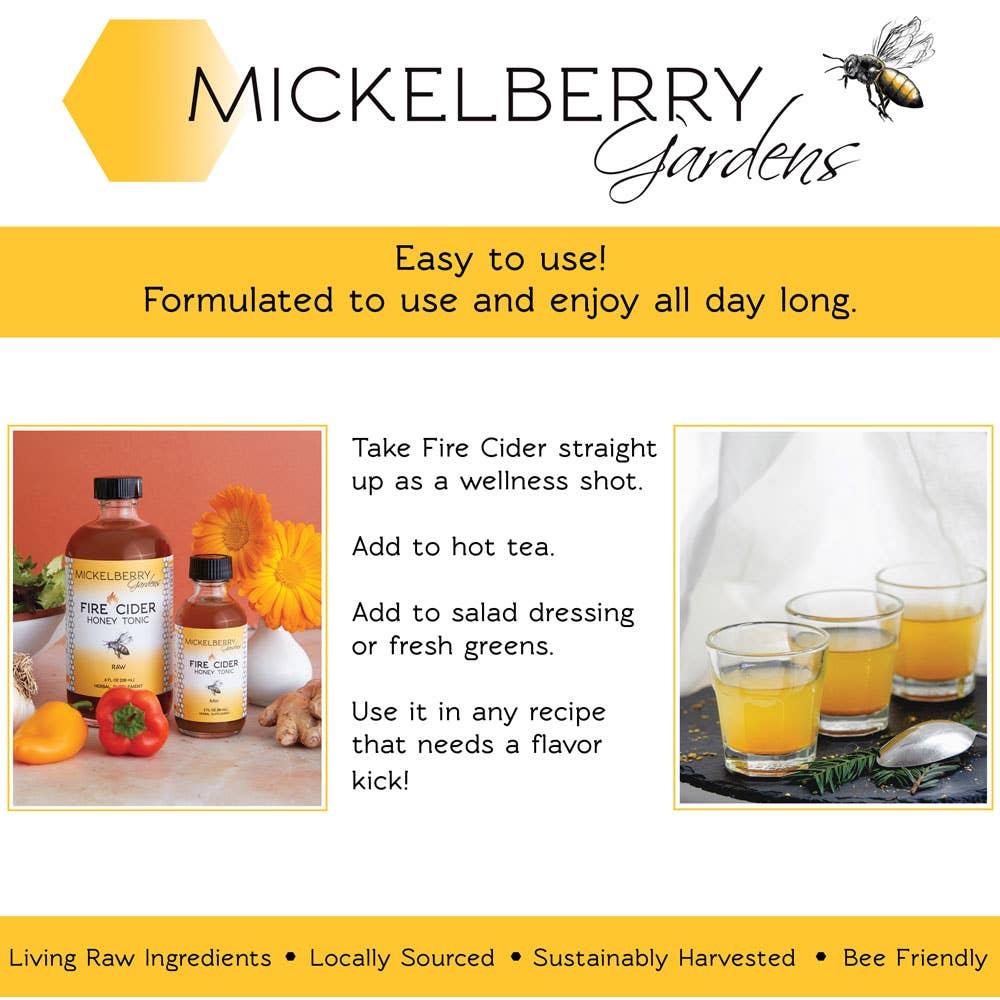 Fire Cider Honey Tonic: 8oz
