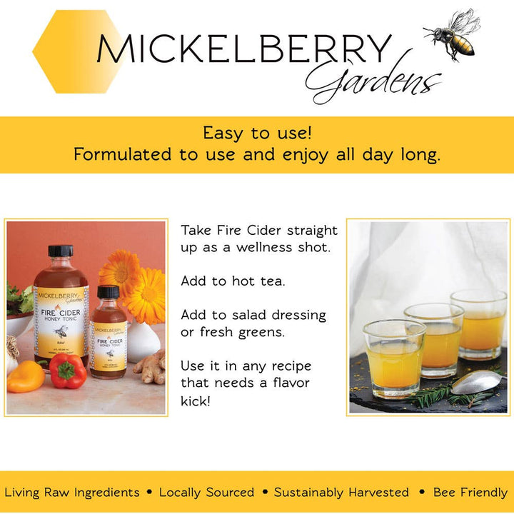 Fire Cider Honey Tonic: 8oz