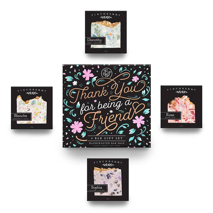 Thank You for Being a Friend 4 Bar Bath &amp; Body Gift Set