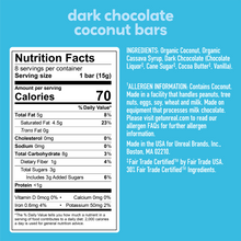 Load image into Gallery viewer, Dark Chocolate Coconut Bars

