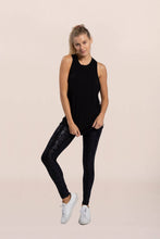 Load image into Gallery viewer, Raw Edge Flow Tank: BLACK
