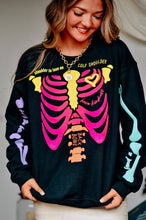 Load image into Gallery viewer, Neon Skelly Sweatshirt: Large

