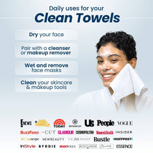 Load image into Gallery viewer, Clean Towels XL™, Disposable Face Towels, 50 Count
