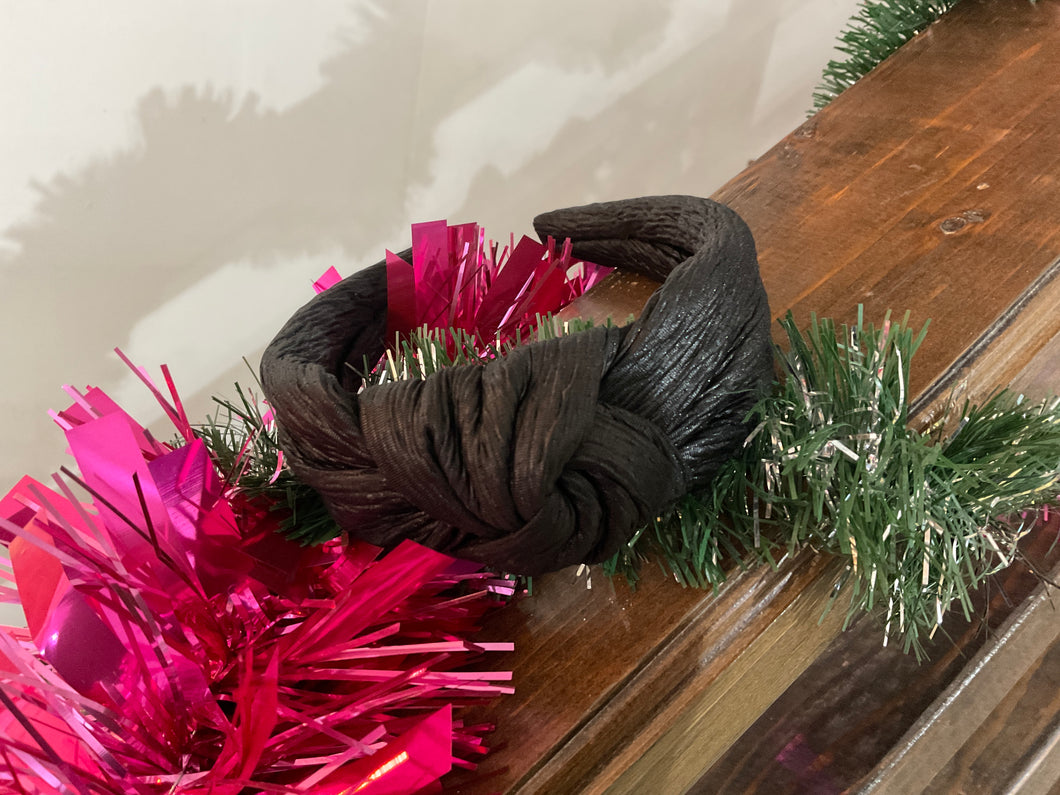 Black Muslin Headband