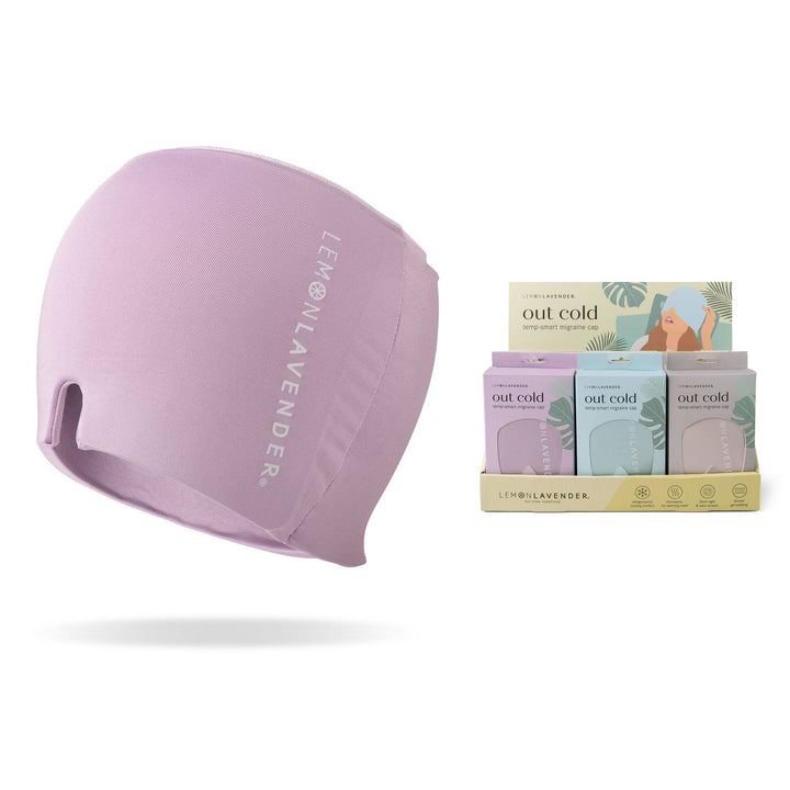 Lemon Lavender Out Cold Temp-Smart Migraine Cap