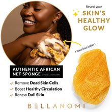 Load image into Gallery viewer, African Exfoliating Net Sponge 45&quot; -  Best Seller: SLATE
