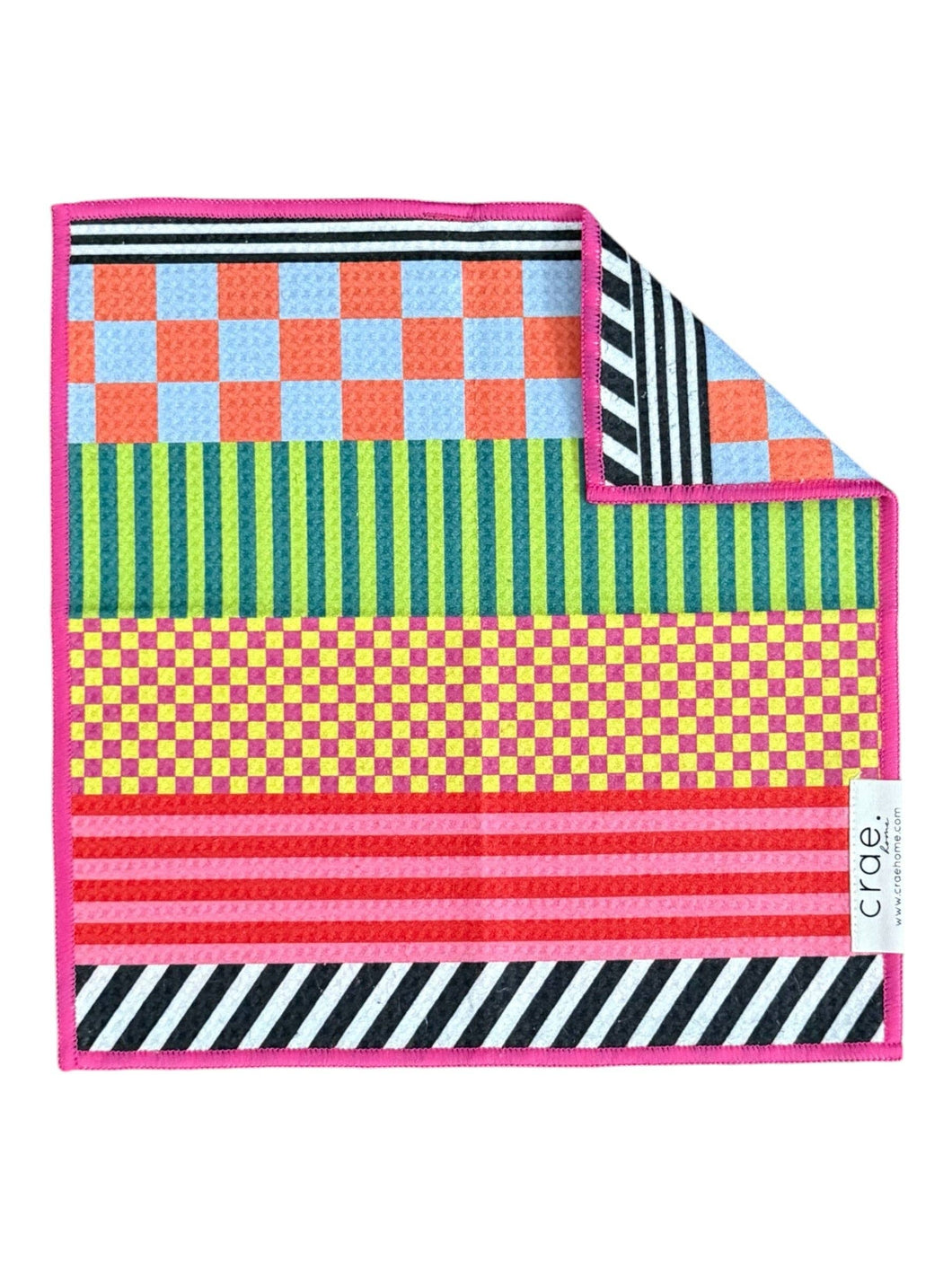 Riglee: Double-Sided Washcloth: Multi / 12x12 in / Washcloth