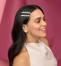 Load image into Gallery viewer, Holiday Gemstone Bobby Pins 2pc Set

