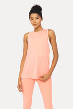 Load image into Gallery viewer, Raw Edge Flow Tank: BRIGHT BLUE
