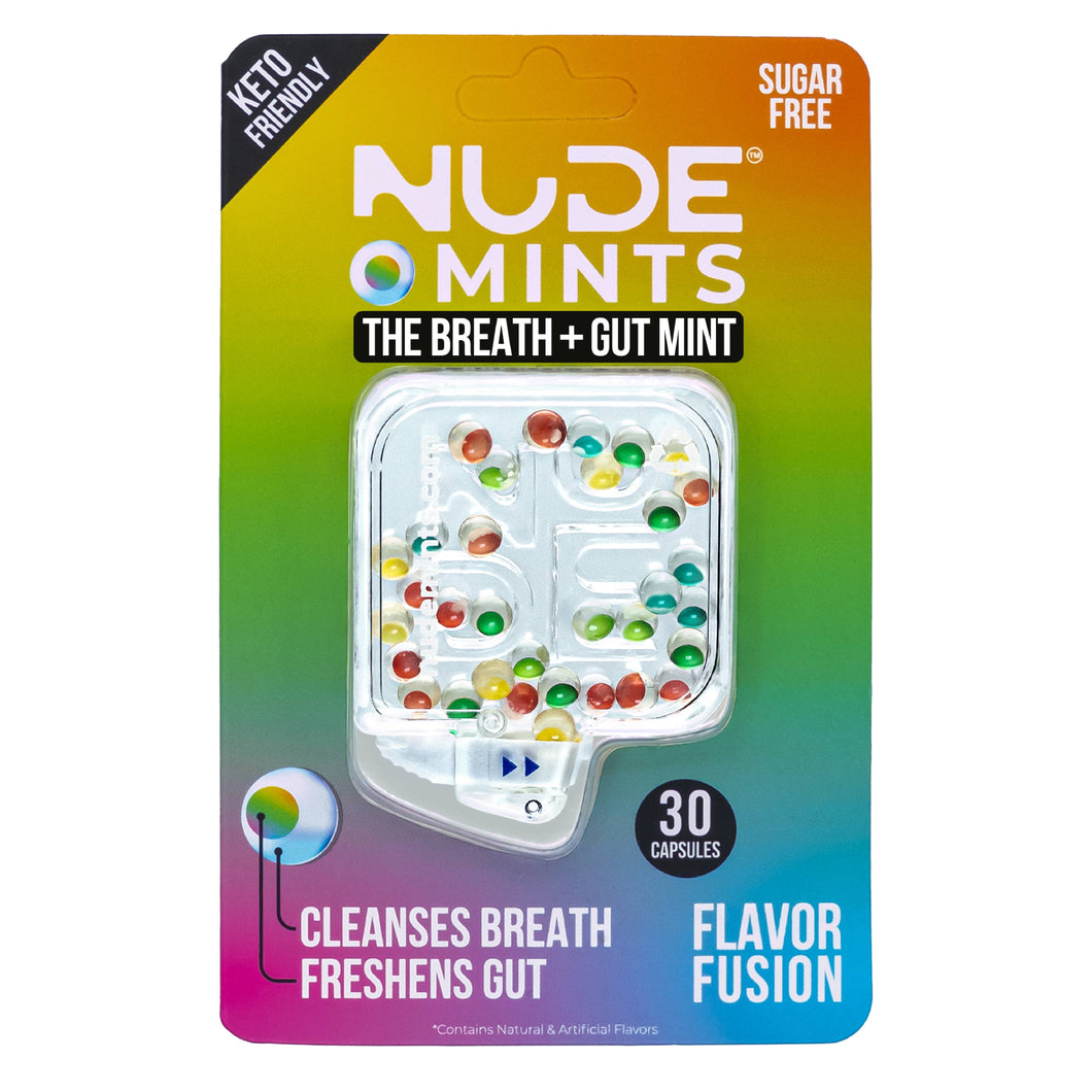 NUDE Mints, Dual Action Liquid Mint Capsules - All Flavors