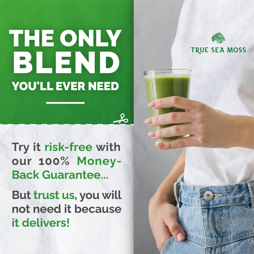 Sea Moss Green Superfood Blend with Spirulina, Ashwagandha