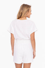 Load image into Gallery viewer, Dolman Sleeve Resort Romper: WARM GREY
