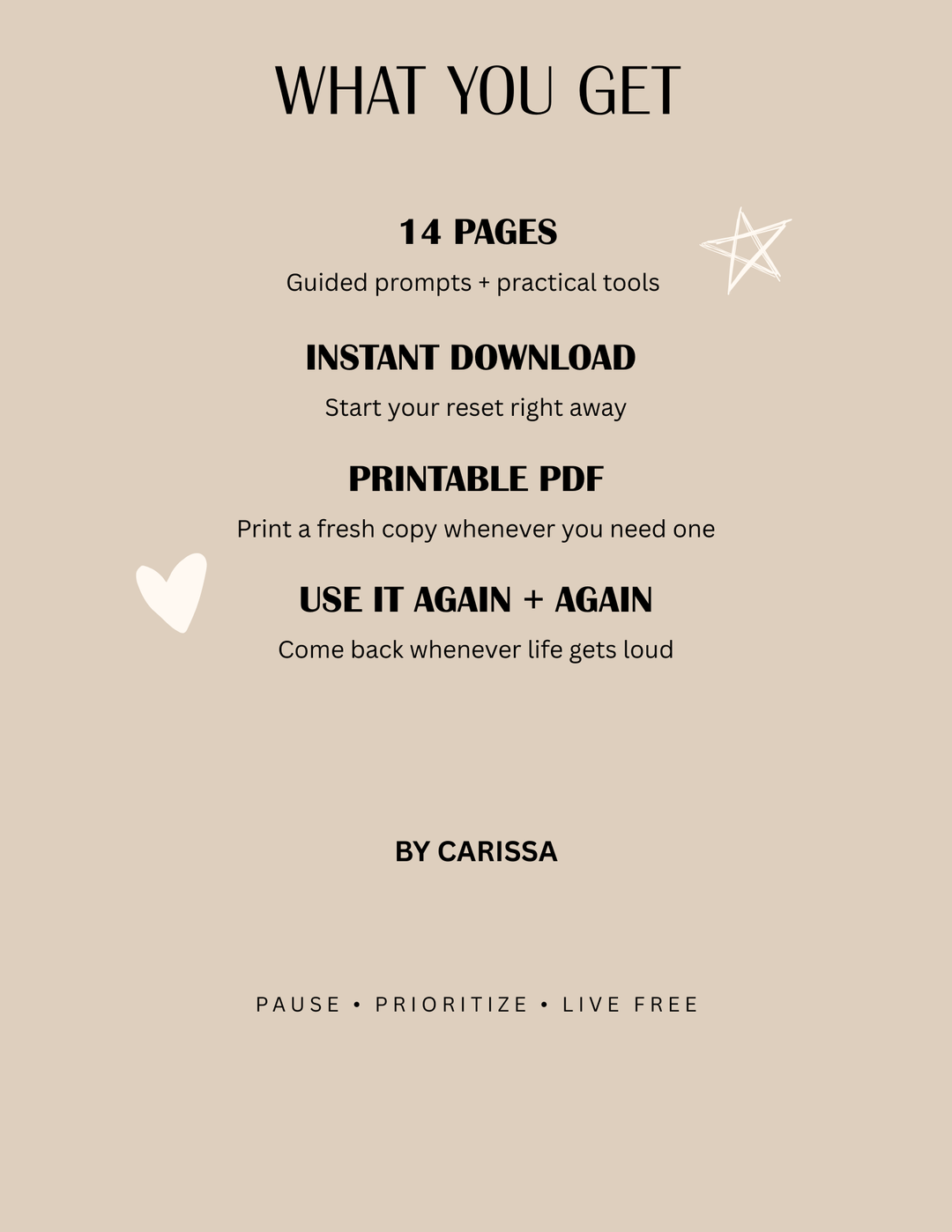 The 10-Minute Reset - Digital Download