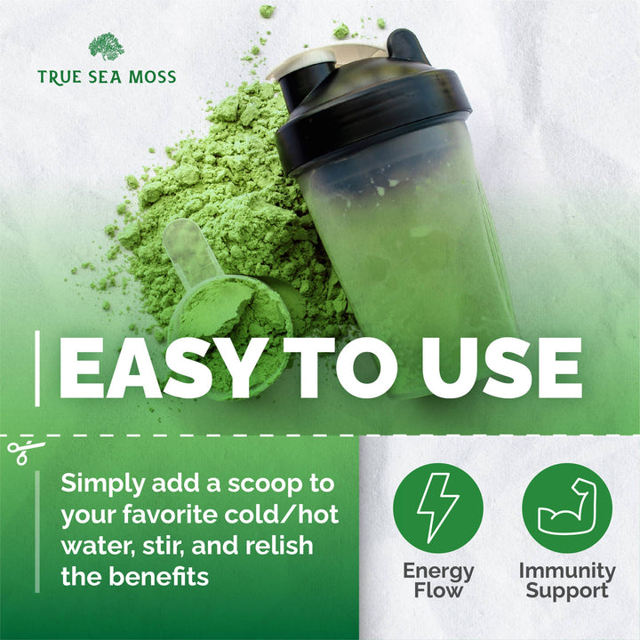 Sea Moss Green Superfood Blend with Spirulina, Ashwagandha