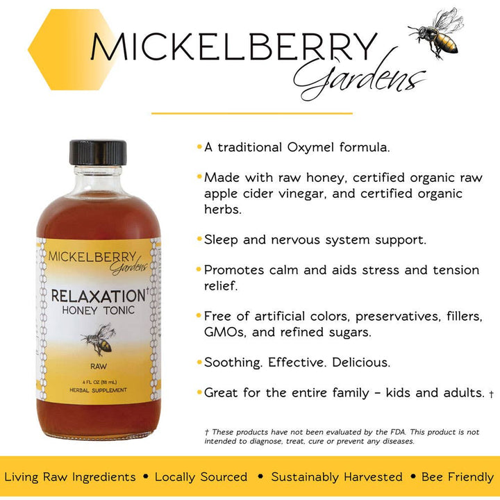 Relaxation Honey Tonic: 8oz